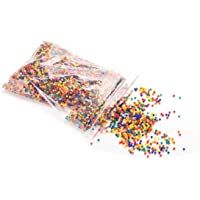 Florero llenado de Agua de los Granos 500Pcs crecientes del Gel de la Jalea de Las Gemas Bolas de Cristal Perlas de…